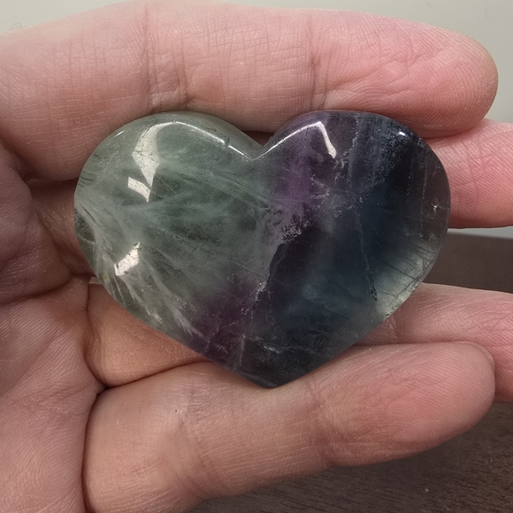 Fluorite Crystal Heart - Picture 11 of 13